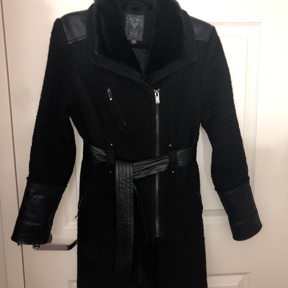 Guess belted coat black - Picture 4 of 4